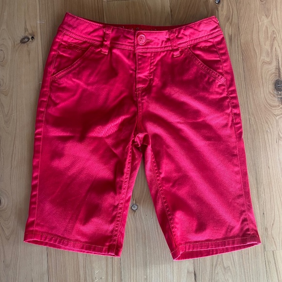 Justice Bermuda chino shorts Red 10R - Picture 5 of 12